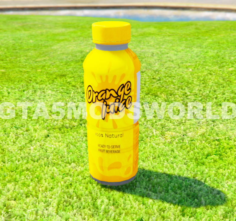 Orange Juice bottle GTA 5 Props