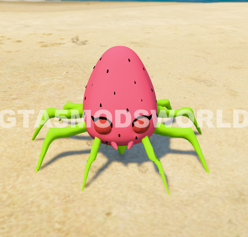 Strawberry Spider GTA 5 Mods