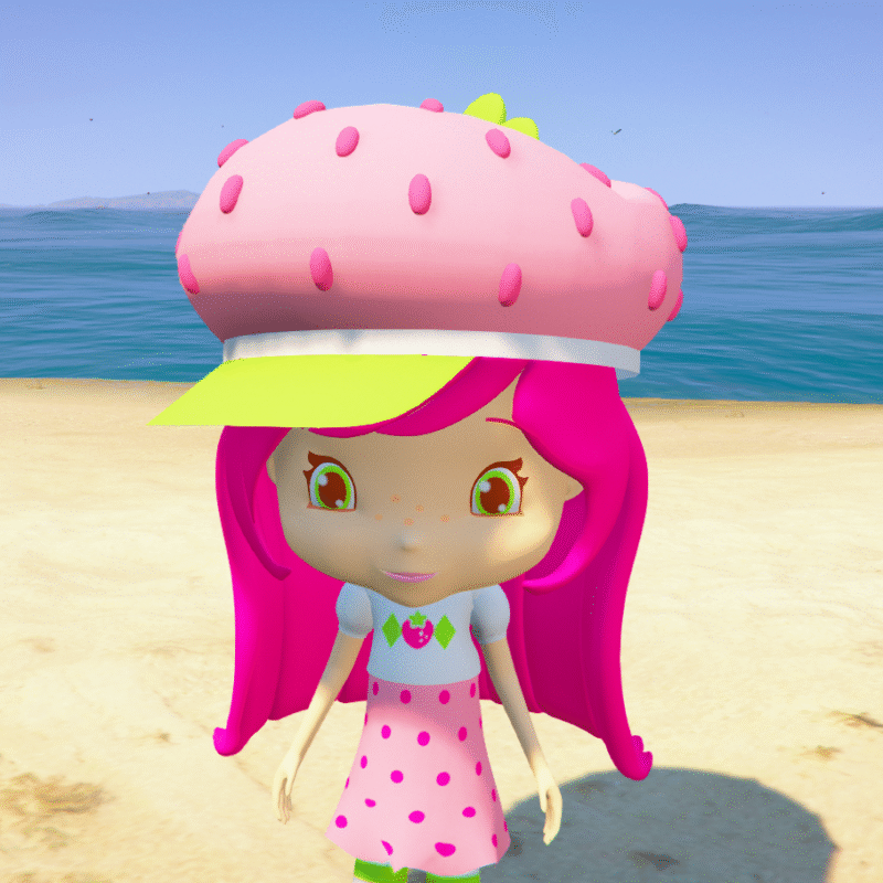 Strawberry Cake Girl GTA 5 Mods