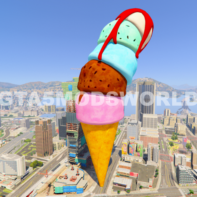 Cone Icecream 2 Big GTA 5 Props