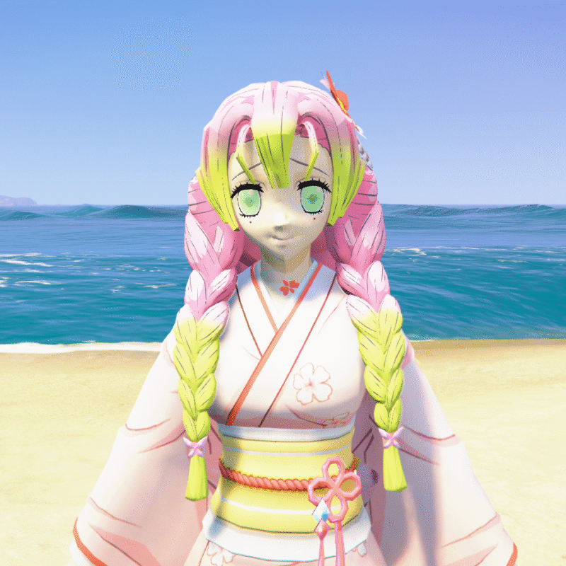 Mitsuri- Demon Slayer GTA 5 Mods