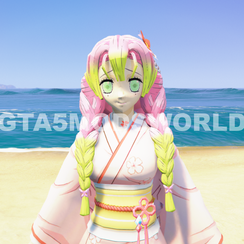 Mitsuri- Demon Slayer GTA 5 Mods