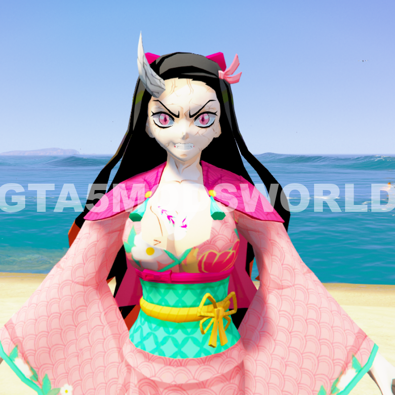 Nezuko - Demon Slayer GTA 5 Mods
