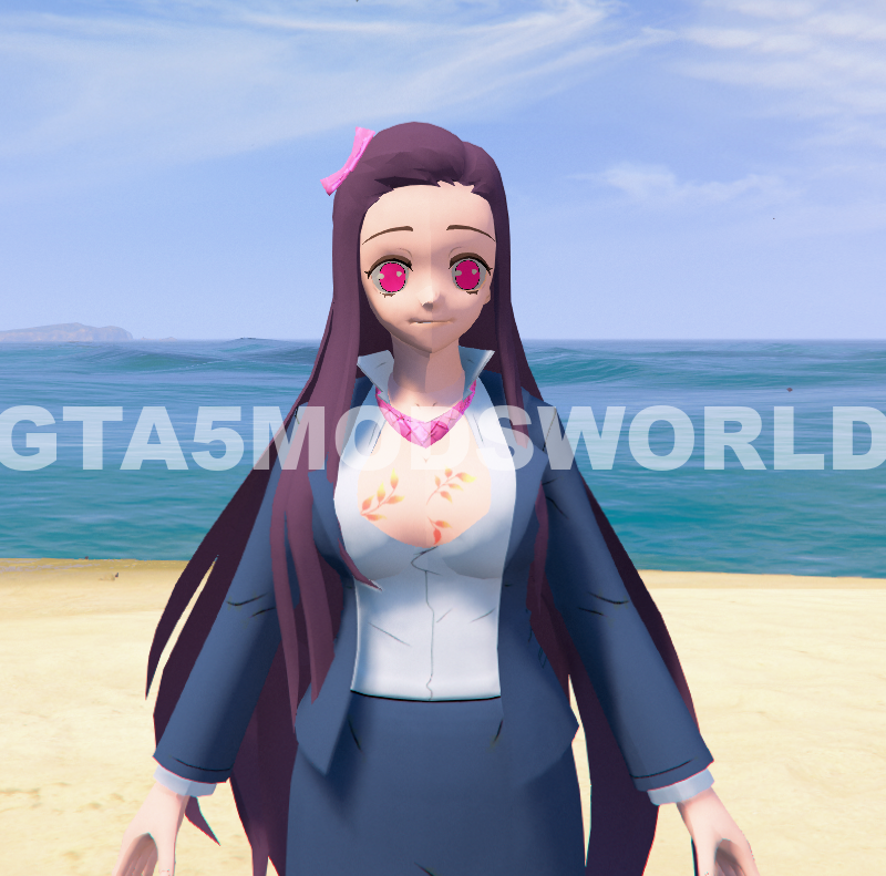 Nezuko 2 - Demon Slayer GTA 5 Mods