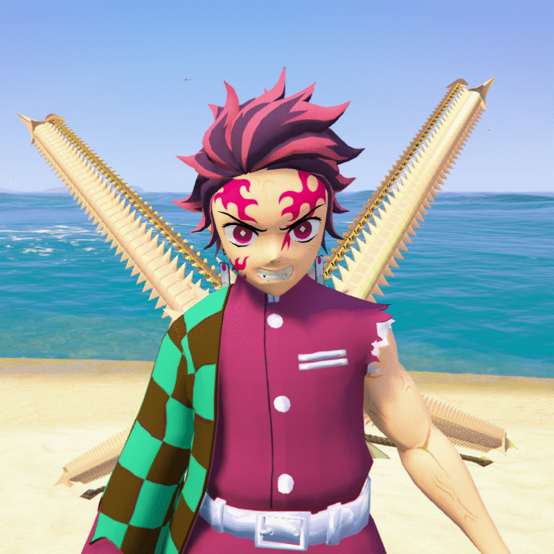 Tanjiro - Demon Slayer GTA 5 Mods
