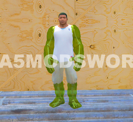 Franklin Hulk 4 GTA 5 Mods