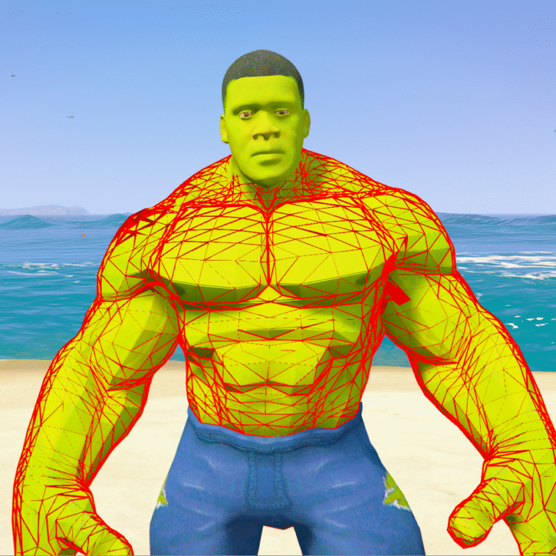Franklin Hulk 6 GTA 5 Mods