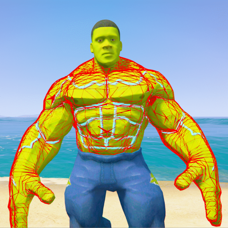 Franklin Hulk 7 GTA 5 Mods