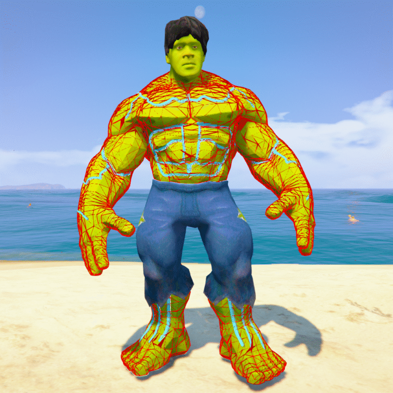 Franklin Hulk 8 GTA 5 Mods