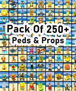 All Brainrot (Pack Of 250+Peds & Props)