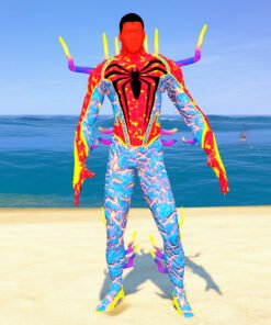 Franklin Spidyvenom 3 GTA 5 Mods