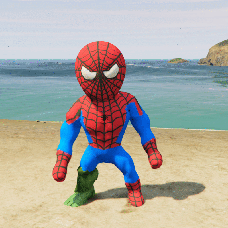 Spiderman Hulk 1 GTA 5 Mods
