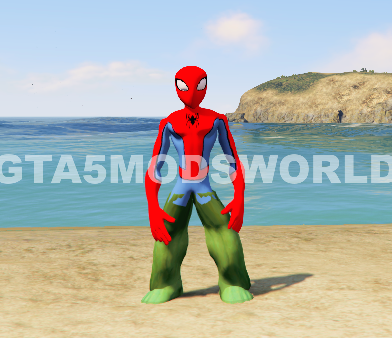 Spiderman Hulk 2 GTA 5 Mods