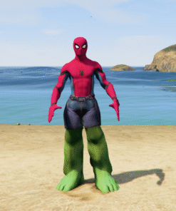 Spiderman Hulk 3 GTA 5 Mods