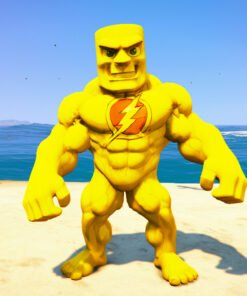 Electric Tung Tung Tung Sahur GTA 5 Mod ( 3 Size)