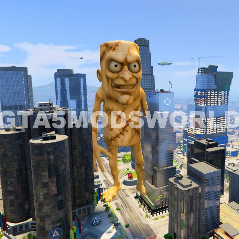 Horror Tung Tung Tung Sahur GTA 5 Mods ( 4 Size)