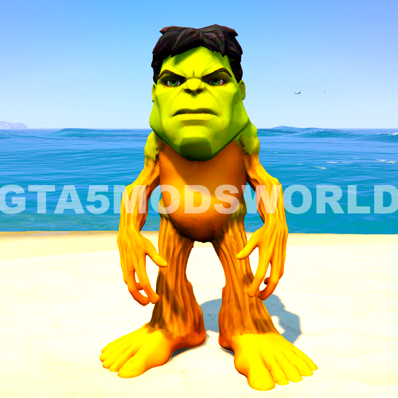 Hulk Brainrot GTA 5 Mods