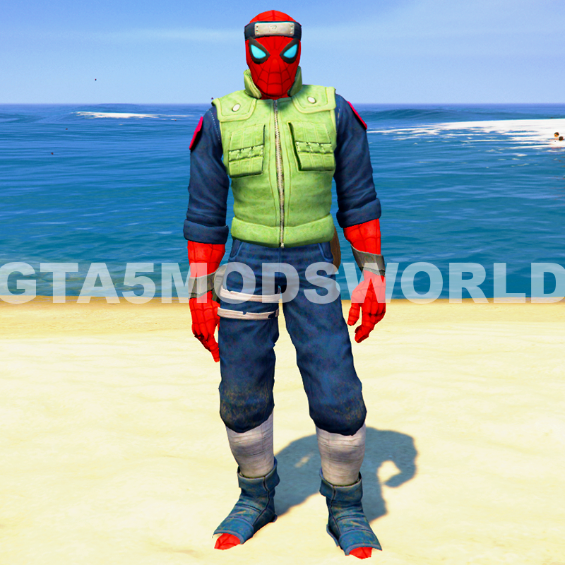 Ninja Spiderman GTA 5 Mods