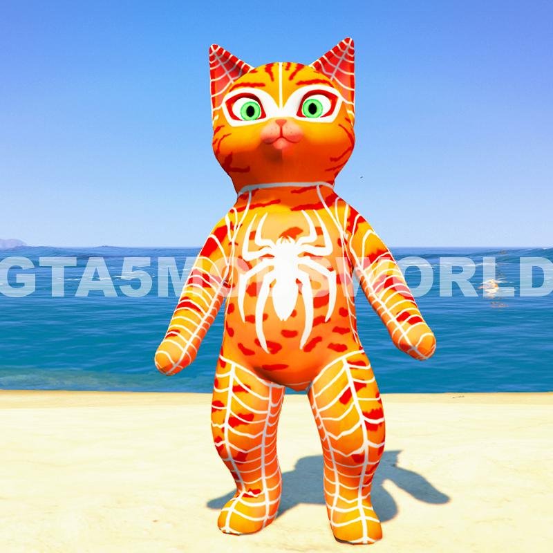 Spiderman Cat GTA 5 Mods