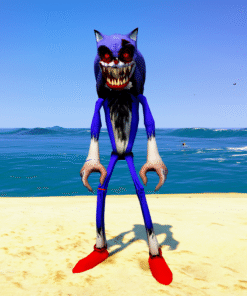 Sonic Exefaker Black GTA 5 Mods