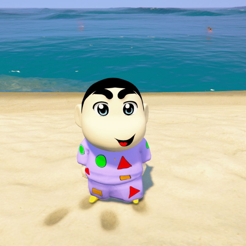 Shinchan Night Costume GTA 5 Mods