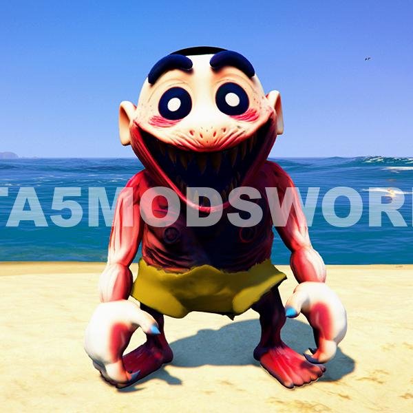 Horror Shinchan 4 GTA 5 Mods ( Pack of 2 sizes)
