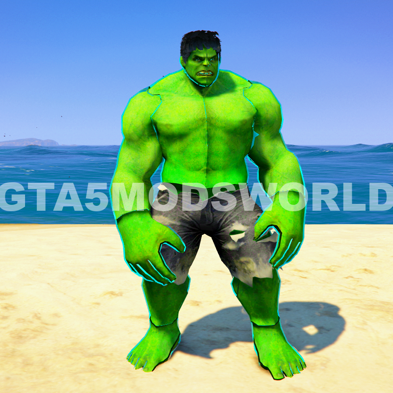 Hulk 3 Outline GTA 5 Mods