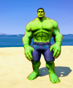Hulk Outline GTA 5 Mods