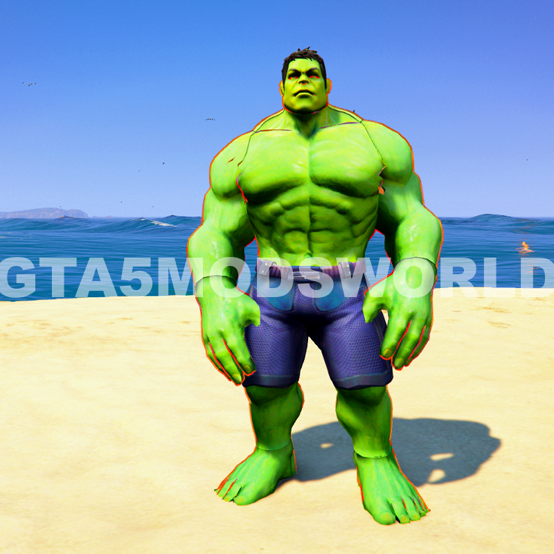 Hulk Outline GTA 5 Mods