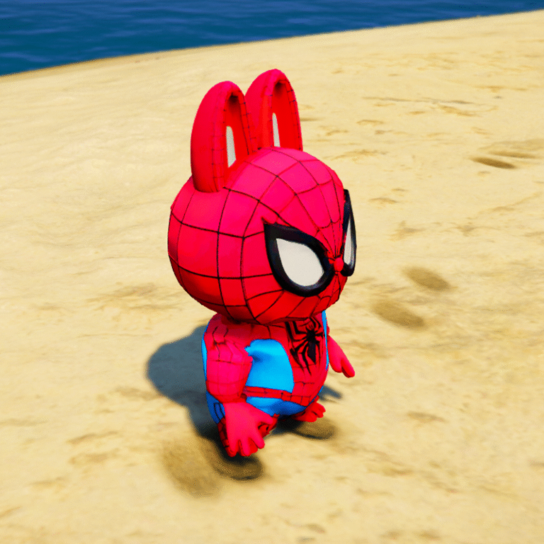 Labubu Spiderman GTA 5 Mods - GTA5MODSWORLD