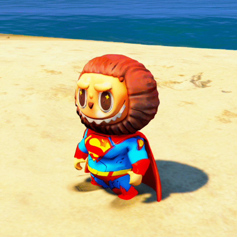 Labubu Superman GTA 5 Mods – Gta5modsworld