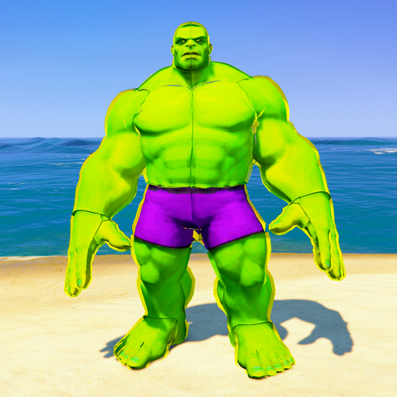 Multiverse Hulk Upgrade 1 GTA 5 Mods