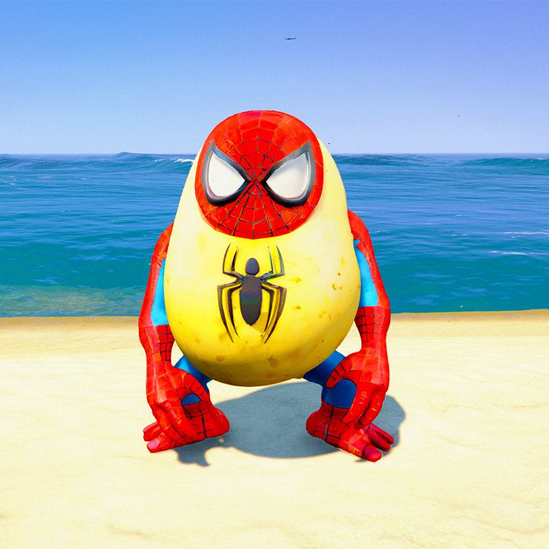 Potato Spiderman 2 GTA 5 Mods