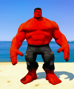Red Hulk GTA 5 Mods