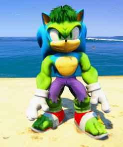 Sonic Hulk 2 GTA 5 Mods ( Pack of 2 sizes)