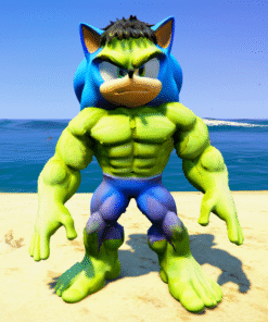 Sonic Hulk 3 GTA 5 Mods ( Pack of 2 sizes)