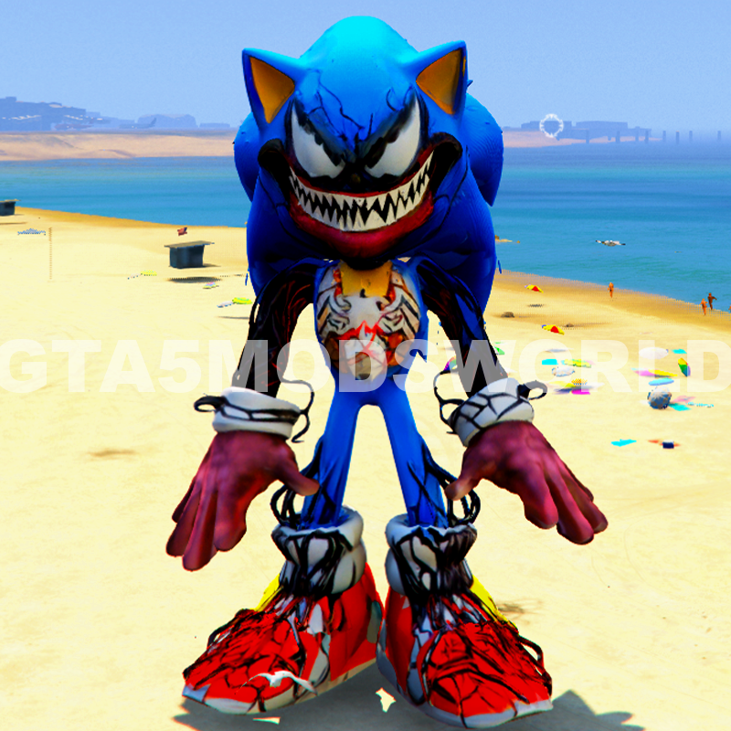 Sonic Venom 2 GTA 5 Mods ( Pack of 3 sizes)
