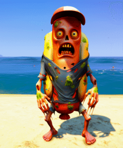 Zombie Hot Dog GTA 5 Mods