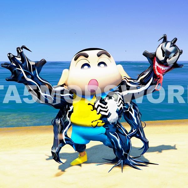 Venom Shinchan 2 GTA 5 Mods