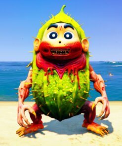 Horror Bitter Gourd Shinchan 12 GTA 5 Mods ( Pack of 2 sizes)