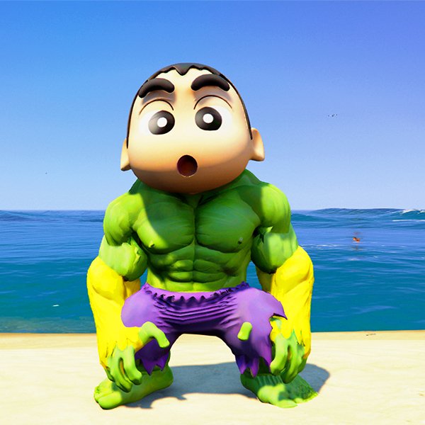 Hulk Shinchan 4 GTA 5 Mods