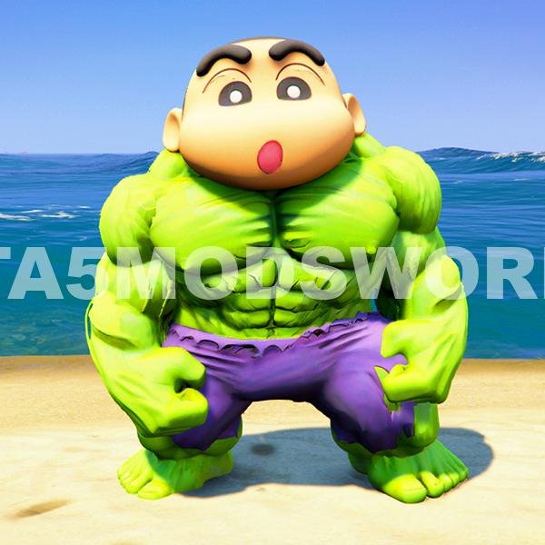 Hulk Shinchan 5 GTA 5 Mods