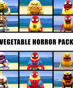 Horror Vegetable GTA 5 Mods ( Pack of 22 Peds)