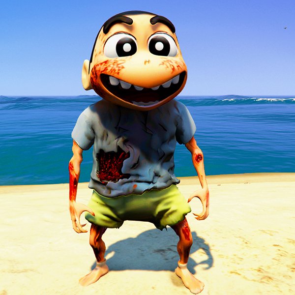 Horror Shinchan 10 GTA 5 Mods ( Pack of 2 sizes)