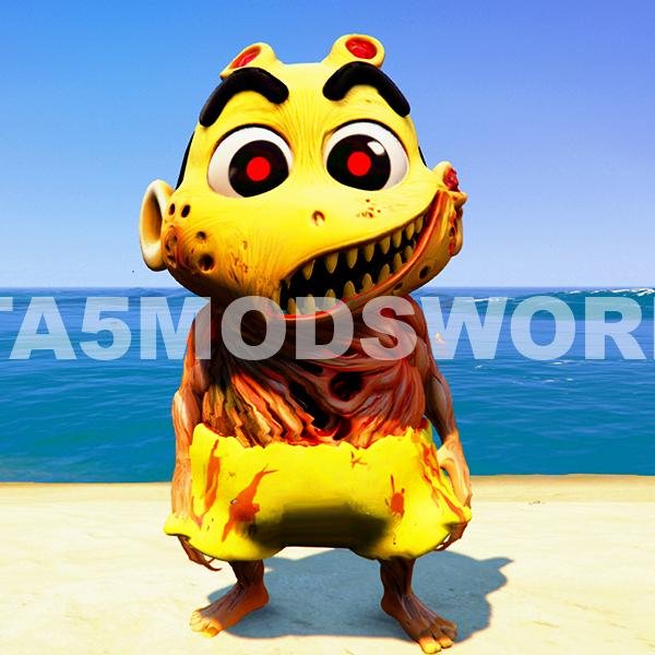 Horror Shinchan 6 GTA 5 Mods ( Pack of 2 sizes)