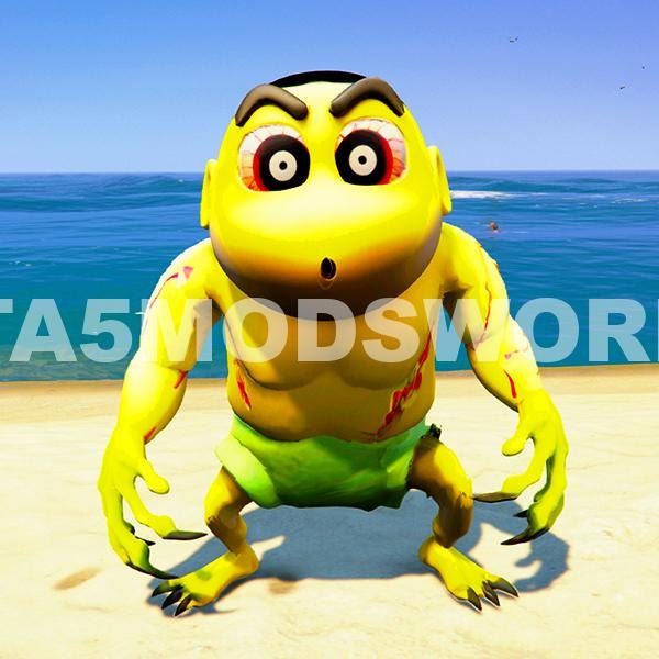 Horror Shinchan 8 GTA 5 Mods ( Pack of 2 sizes)