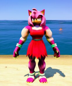 Amy Rose Sonic Werehog GTA 5 Mods World