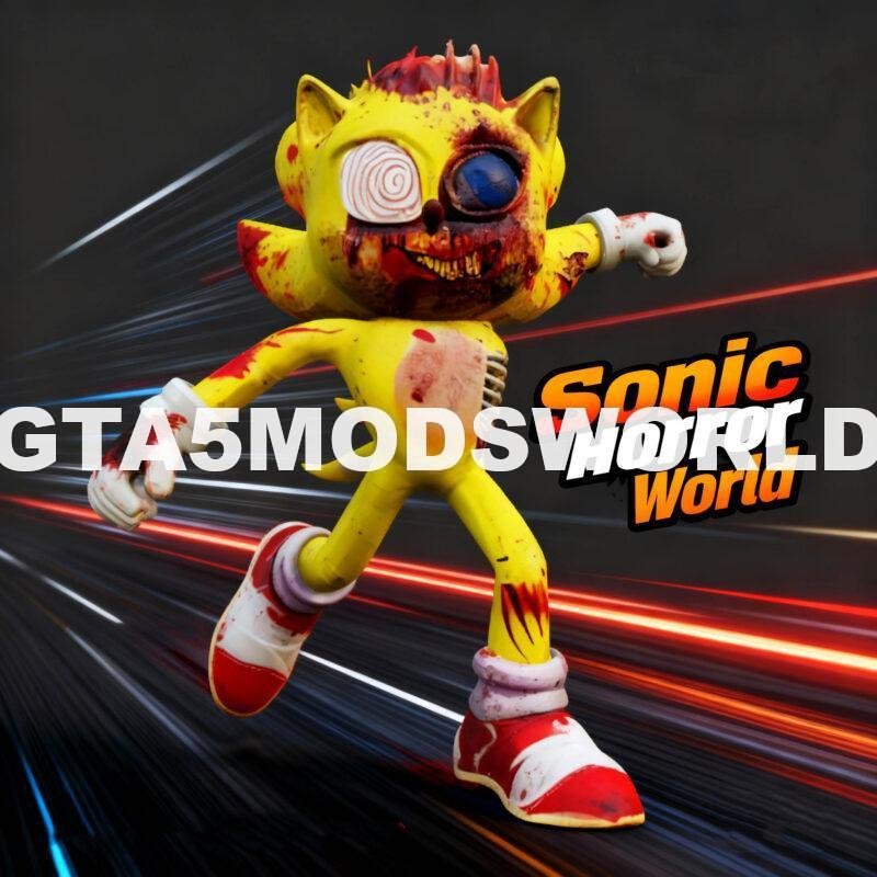 Horror Super Sonic GTA 5 Mods
