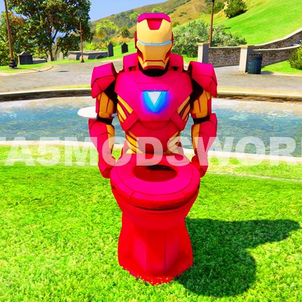 Ironman Toilet GTA 5 Props