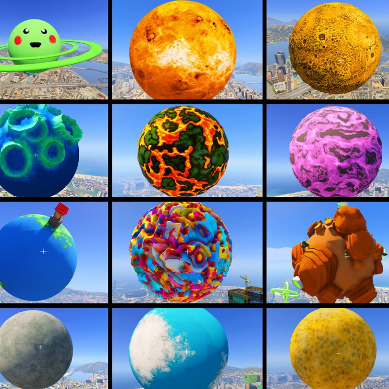 Planet GTA 5 Props( Pack of 20+ Props)